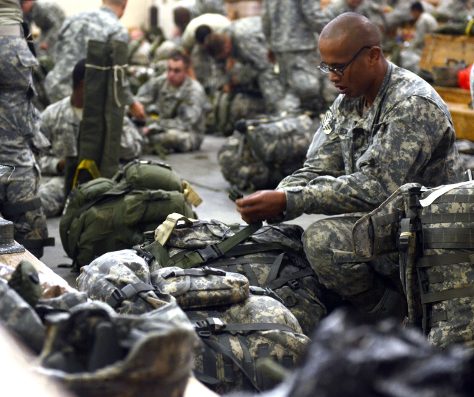 Photo of a soldier preparing to deploy. Click to be taken to deployment tdy. Photo of a soldier preparing to deploy. Click to be taken to deployment tdy.